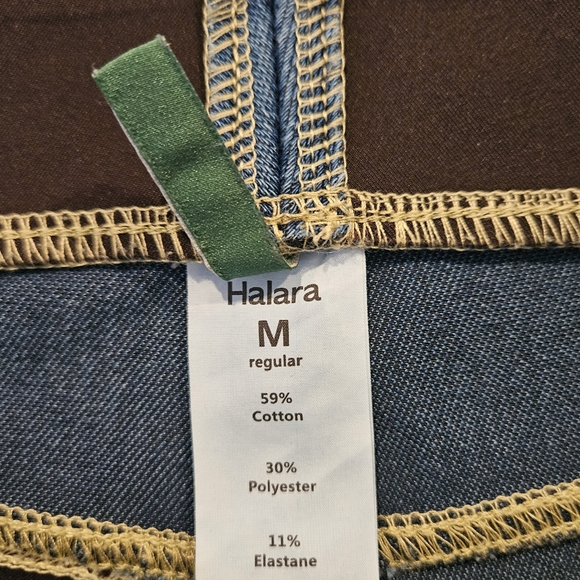 Halara Flex™ High Waisted Pockets Baggy Wide Leg Washed Stretchy Jeans NWOT - Picture 10 of 11